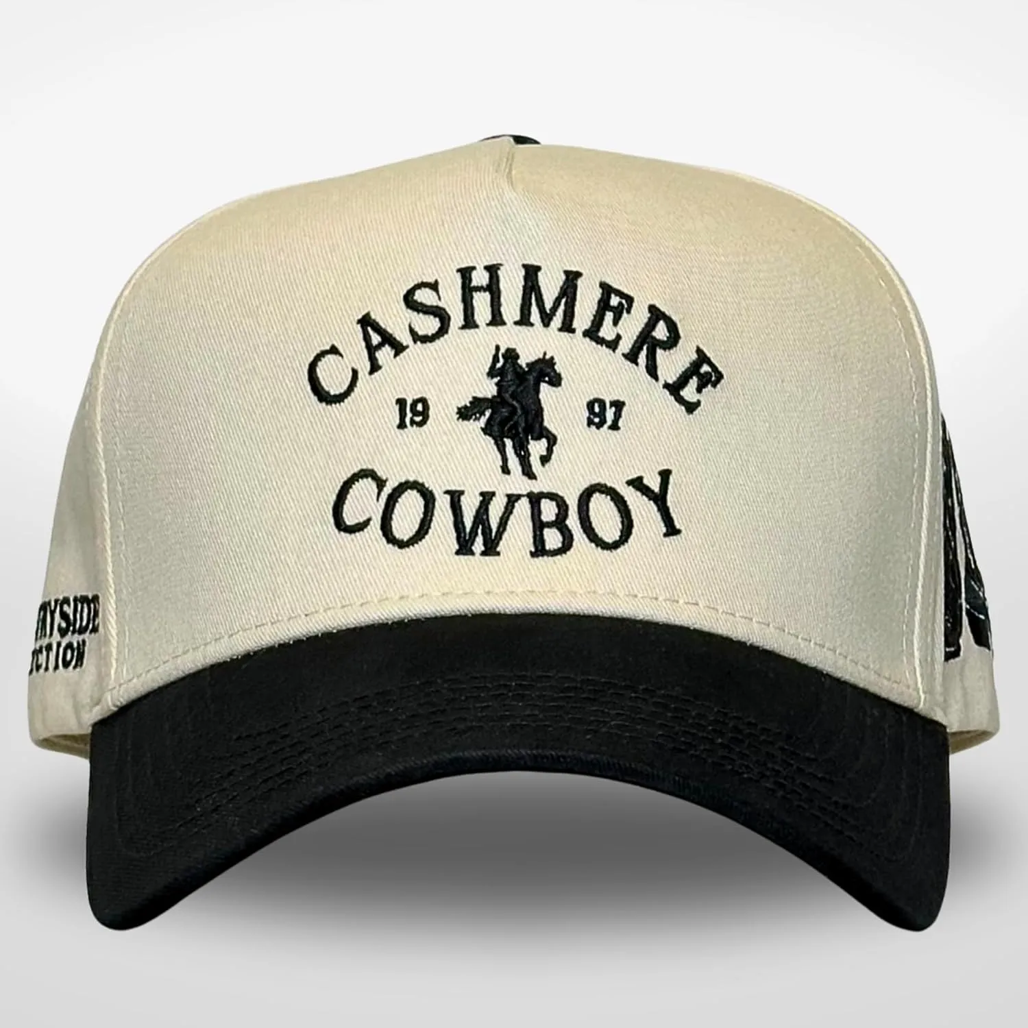 Vintage Western Trucker Hat | Men & Women | Country Cute Caps for Cowgirls Cowboys | Camo Denim Embroidered Cotton | Snapback