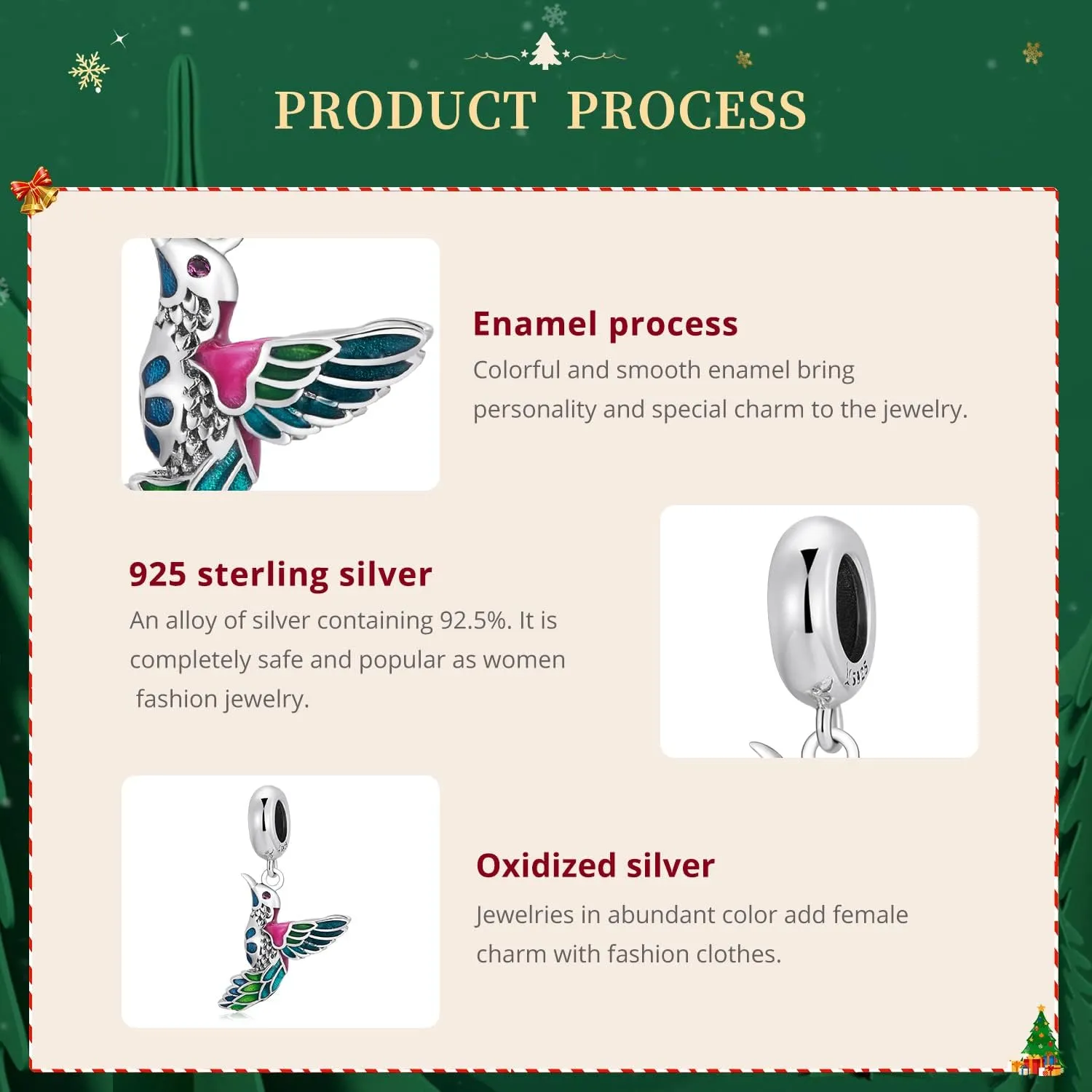 VOROCO Butterfly Dragonfly Cat Charm for Bracelet Cute Animal Collection Bead & Charm for Women Girls 925 Sterling Silver Pendant & Dangle Charm Jewelry for Bracelet and Necklace