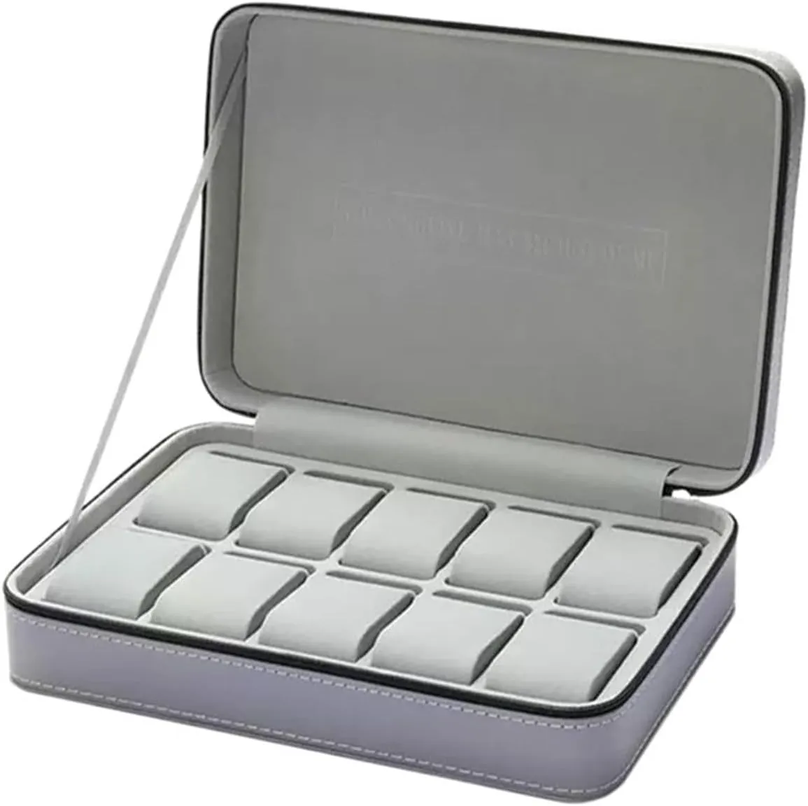 Watch Case Watch Storage Box Watch Display Box 10 Grid Watch Organizers, Large Capacity Jewelry Collection Box Watch Display Box