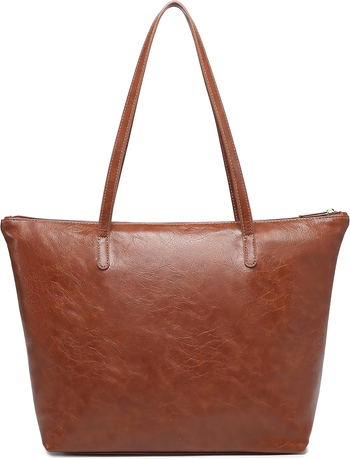 Water Resistance Light Weight Leather Tote Bag Big Capacity Handbag Shoulder Bag