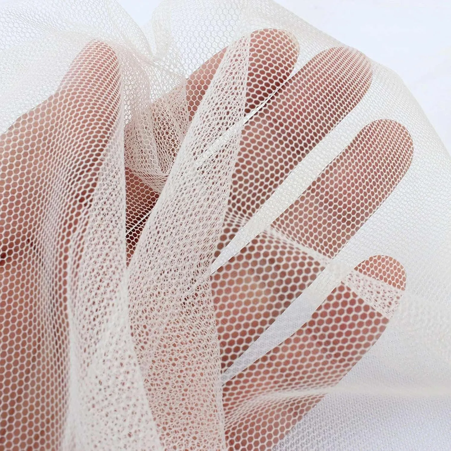 White DIY Mosquito Net Fabric | 10x30 FT Netting | Insect Cover for Garden, Patio, Outdoor & Windows | Multiple Sizes in Black, White & Green | Raised Bed Screen Mesh Barrier