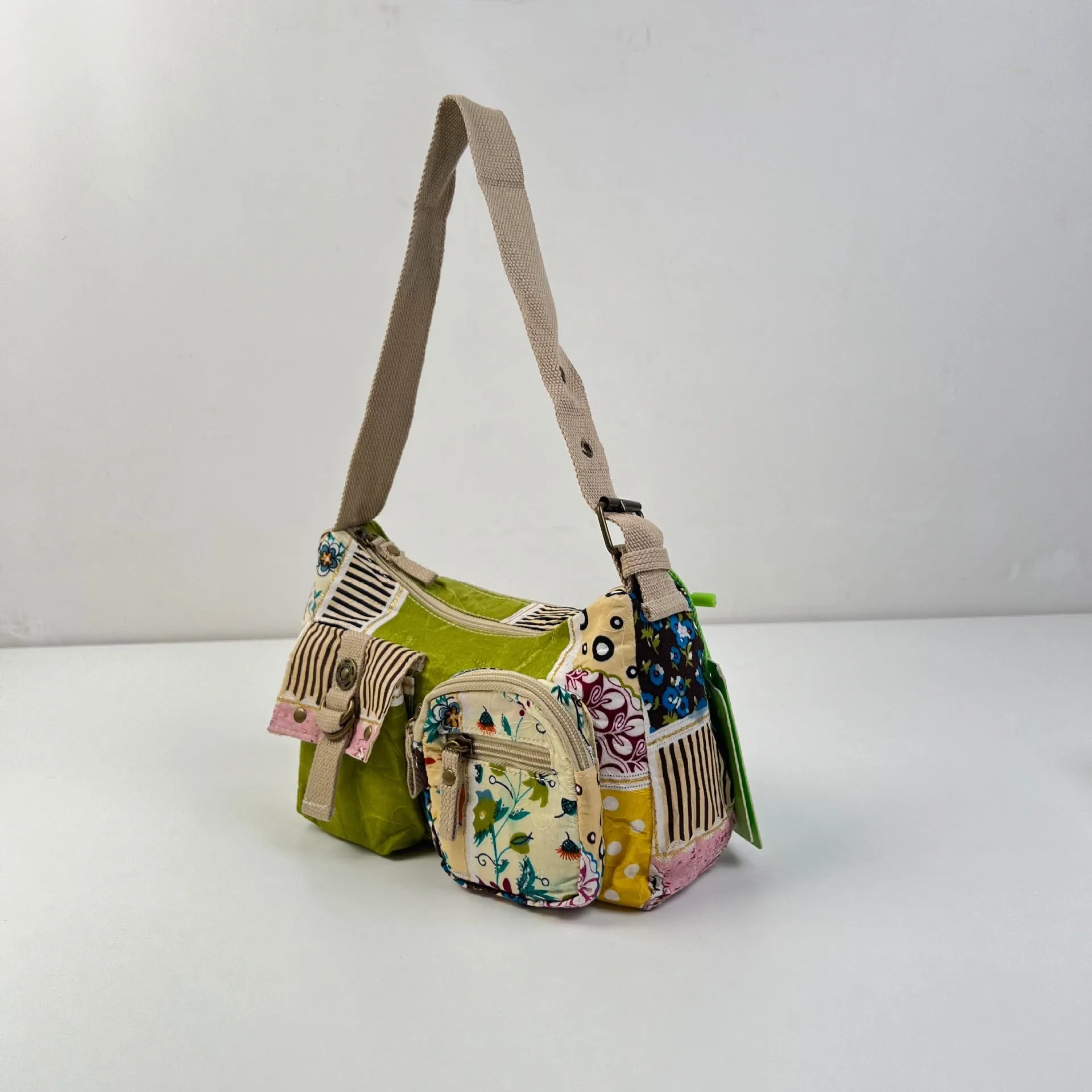 Wholesale Second-hand fashion cotton shoulder bag versatile shoulder summer underarm bag sunny girl bag