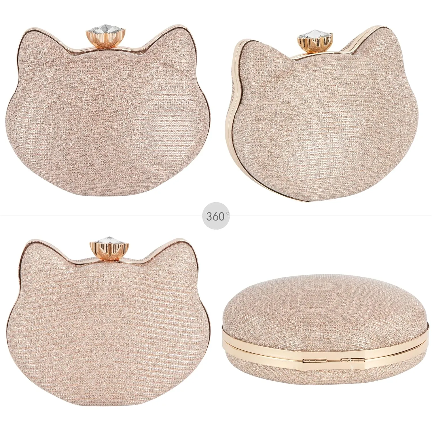 Women Evening Bag Clutch Tote Chain Shoulder Handbag Purse