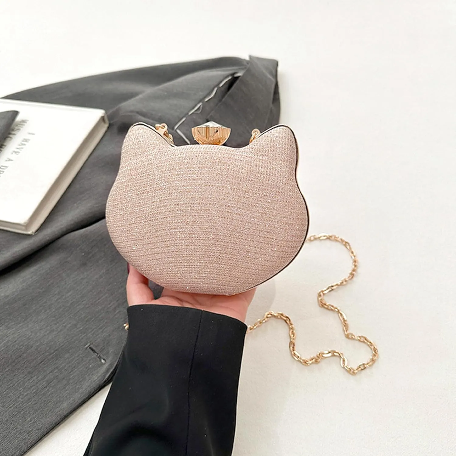 Women Evening Bag Clutch Tote Chain Shoulder Handbag Purse