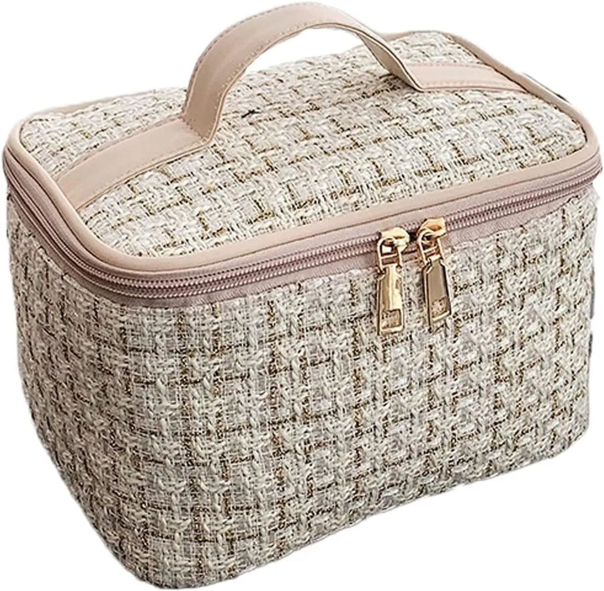 Women For Shoulder Portable Large Capacity Cylinder Cosmetic Travel Storage Makeup Case Cosmetic Bags