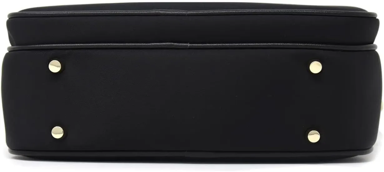 Womens Anti-Theft Water-Proof Travel Crossbody Bag with Slash-Resistant Faux Leather & Locking Clasps Strap
