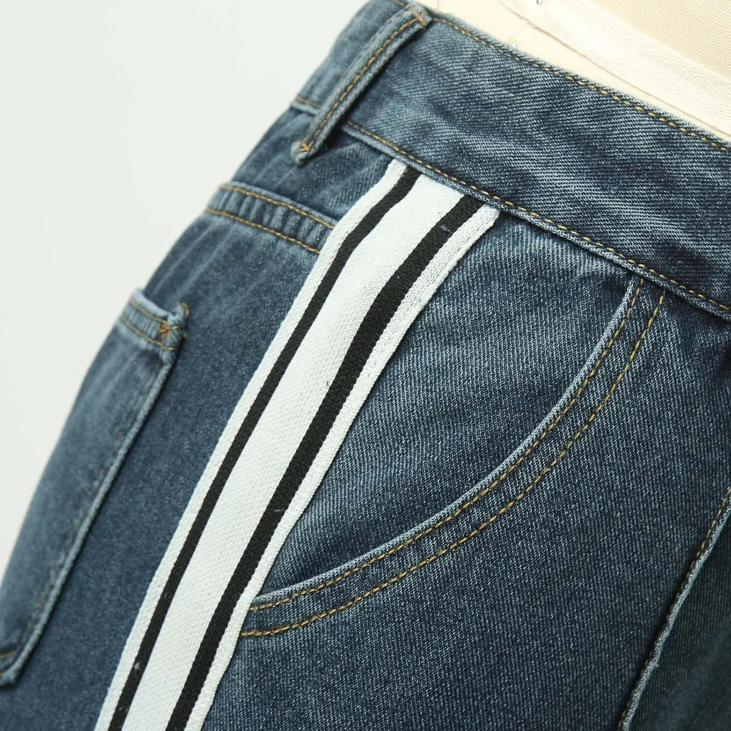 Women's Baggy Jeans Vintage Y2K Wide Leg Jeans High Waisted Boyfriend Pants Plus Size Ripped Jeans Hip Hop Streetwear