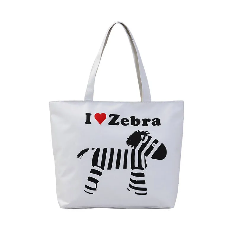 Women's Canvas Artistic Cloth Large Capacity Class Shoulder Bags