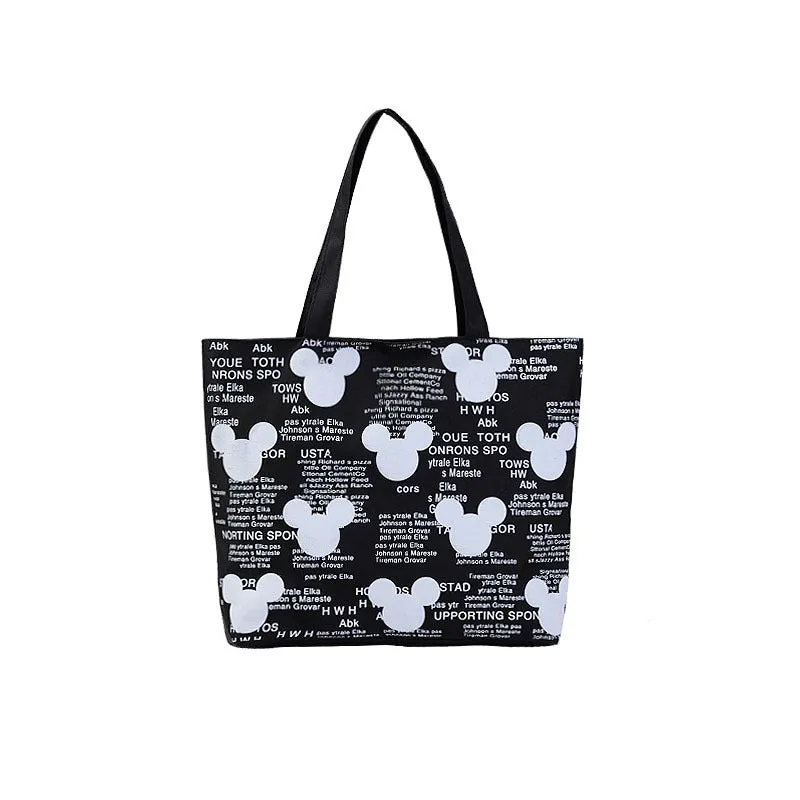Women's Canvas Artistic Cloth Large Capacity Class Shoulder Bags