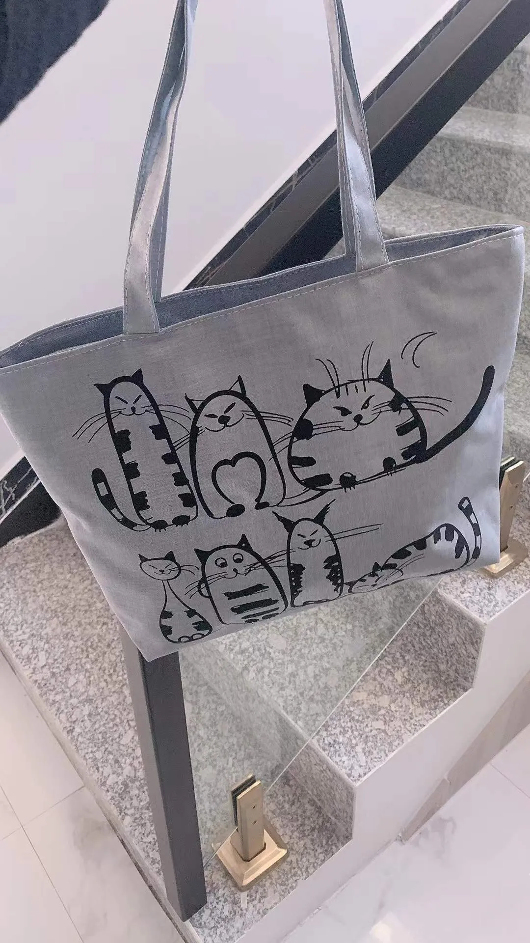 Women's Canvas Artistic Cloth Large Capacity Class Shoulder Bags