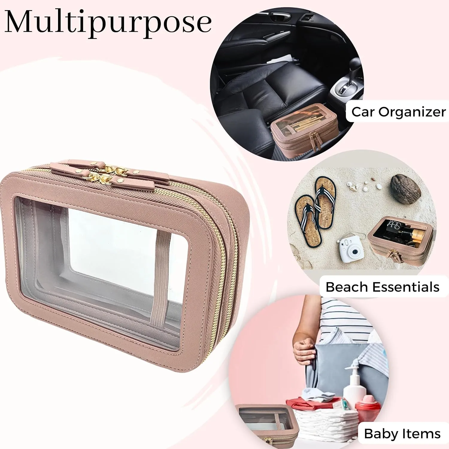 Women's Clear Cosmetic Bag