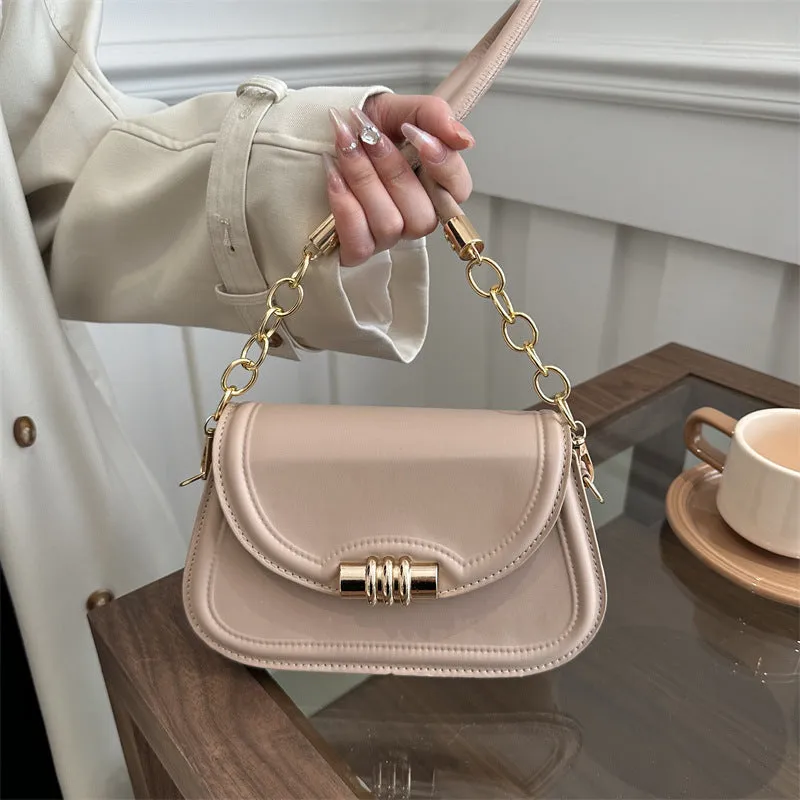 Women's Easy Matching Commuter Chain Underarm Korean Shoulder Bags