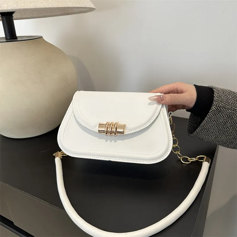 Women's Easy Matching Commuter Chain Underarm Korean Shoulder Bags