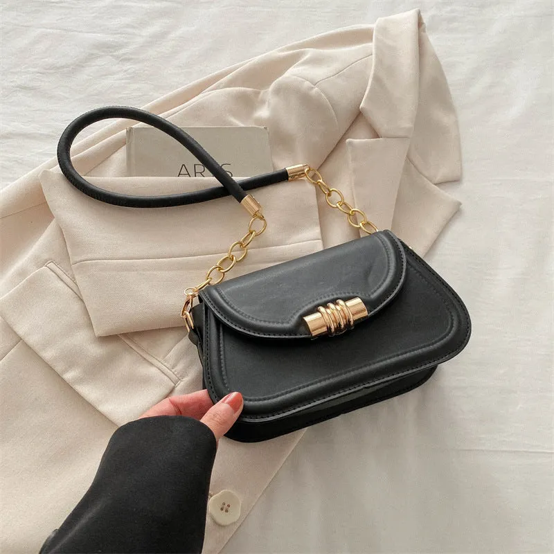Women's Easy Matching Commuter Chain Underarm Korean Shoulder Bags