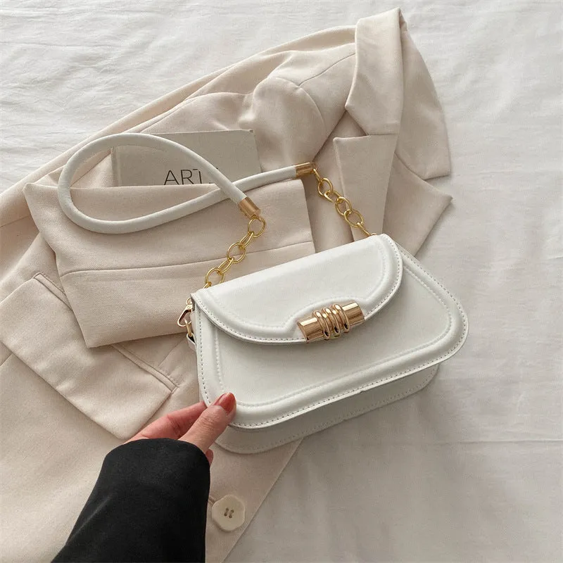 Women's Easy Matching Commuter Chain Underarm Korean Shoulder Bags