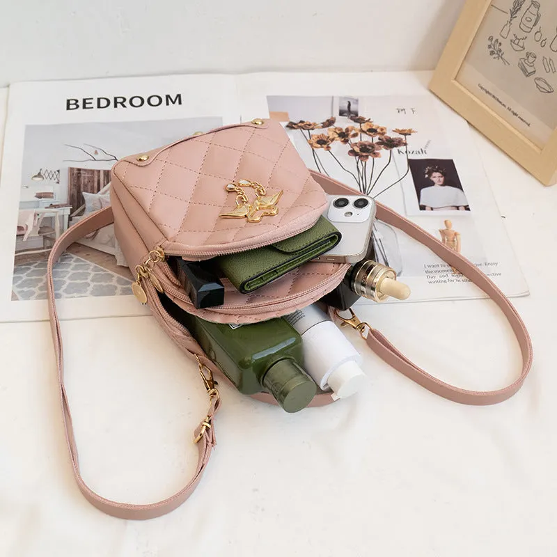 Women's Embroidered Fashion Trend Design One Crossbody Bags