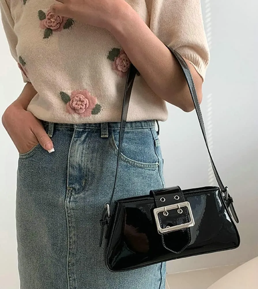 Women's Evening Bag Leather Clutch Purses Small Shoulder Bag Tote Bags Shiny Hobo Bag Handbags Top Handle Bag 2023