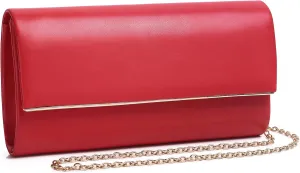 Women's Evening Clutch Bags for Formal Cocktail Prom Wedding Party Patent Leather Dressy Foldover Purse Christmas gift