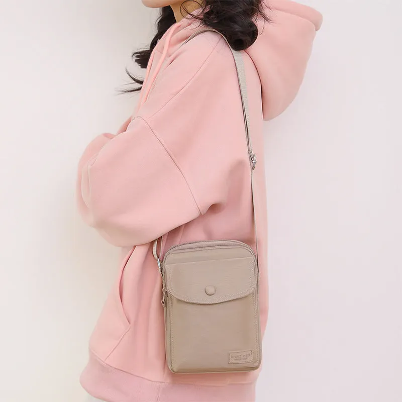 Women's Korean Style Solid Color Fashion Vertical Shoulder Bags