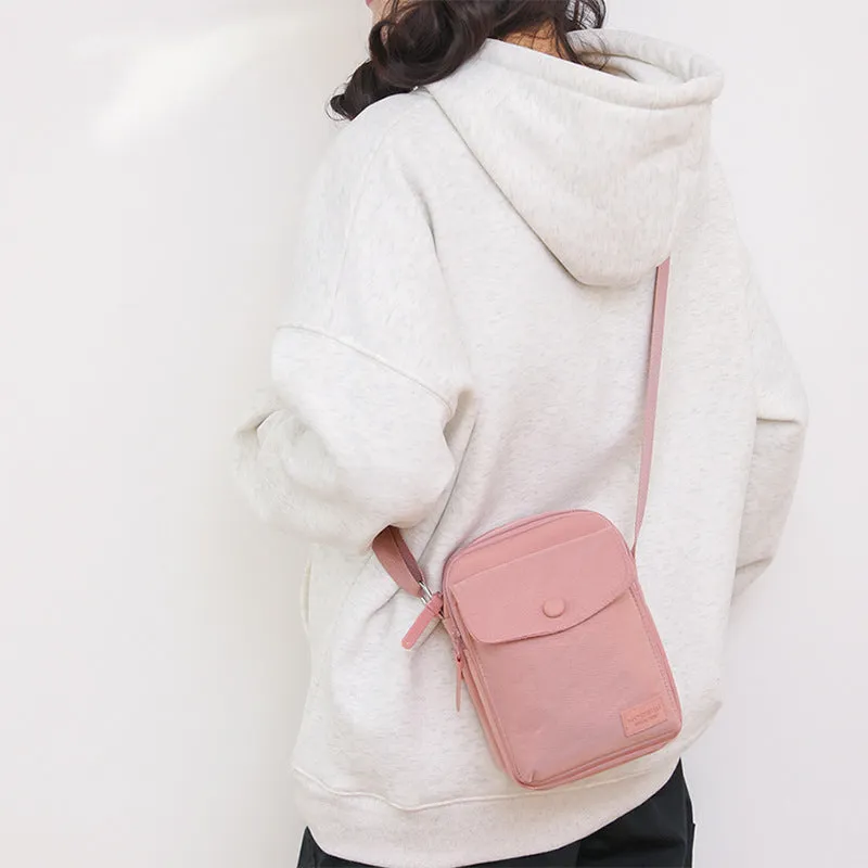 Women's Korean Style Solid Color Fashion Vertical Shoulder Bags
