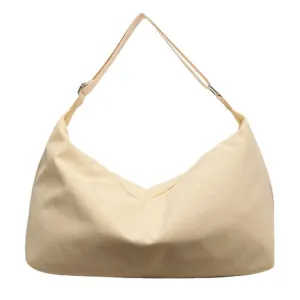 Women's Large Capacity Niche Commuter Solid Color Shoulder Bags