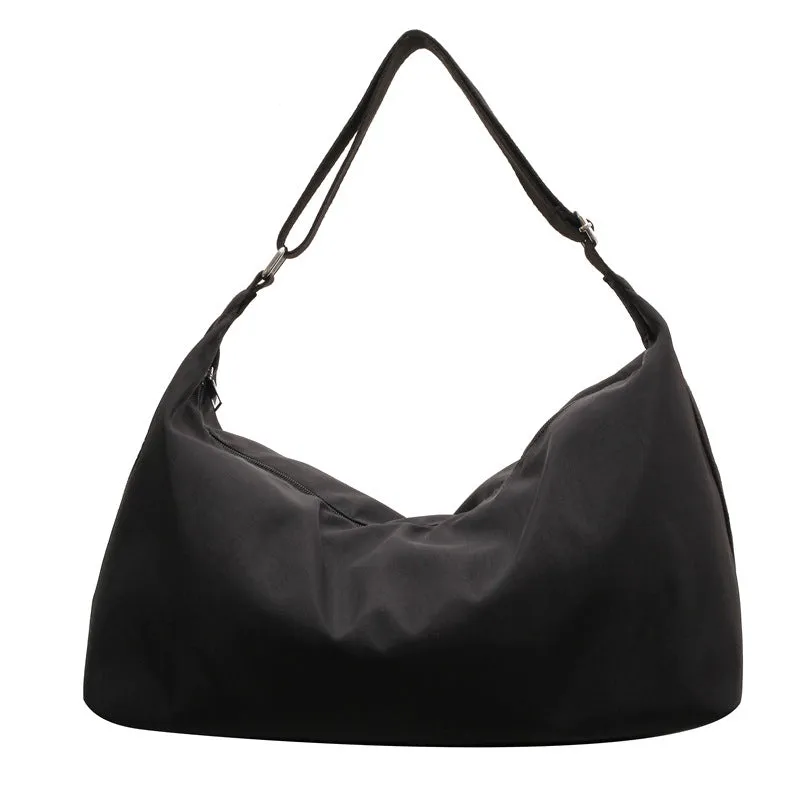 Women's Large Capacity Niche Commuter Solid Color Shoulder Bags