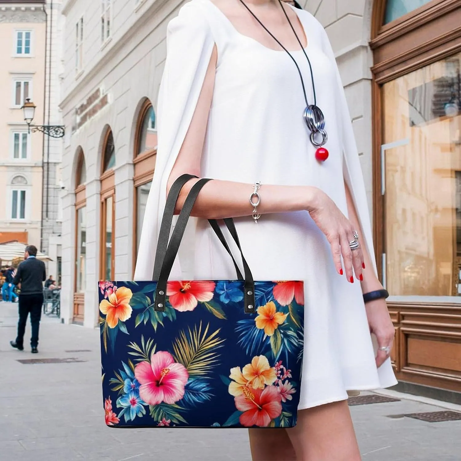 Women's Large Capacity Travel Tote Bag Waterproof Durable Shopping Handbag