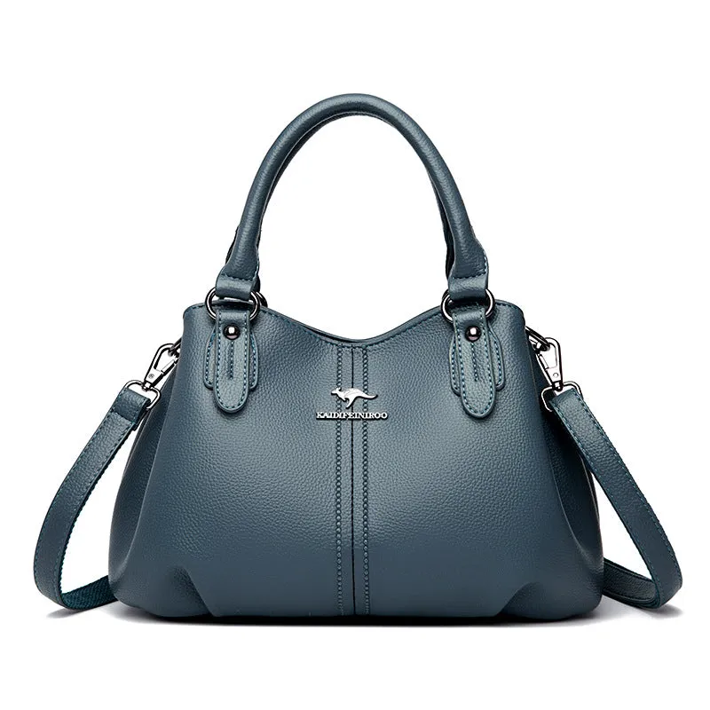 Women's Leather Stylish Large Capacity Handbag