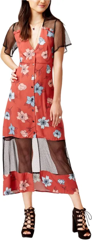 Women's Ornate Midi Dress Multi X-Small