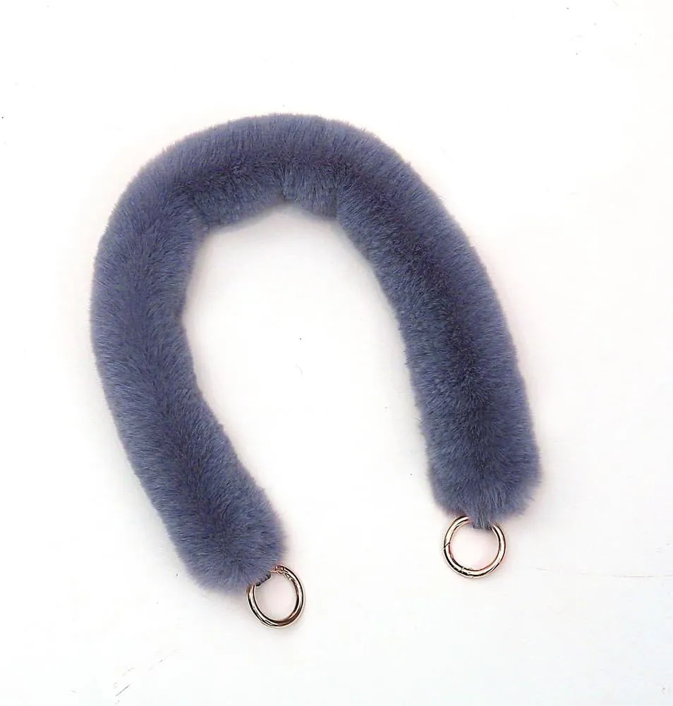 Womens Purse Bag Strap Zcargel 40Cm/60Cm/120Cm Furry Handle Strap Replacement Shoulder Strap for Handbags/Shoulder Bags