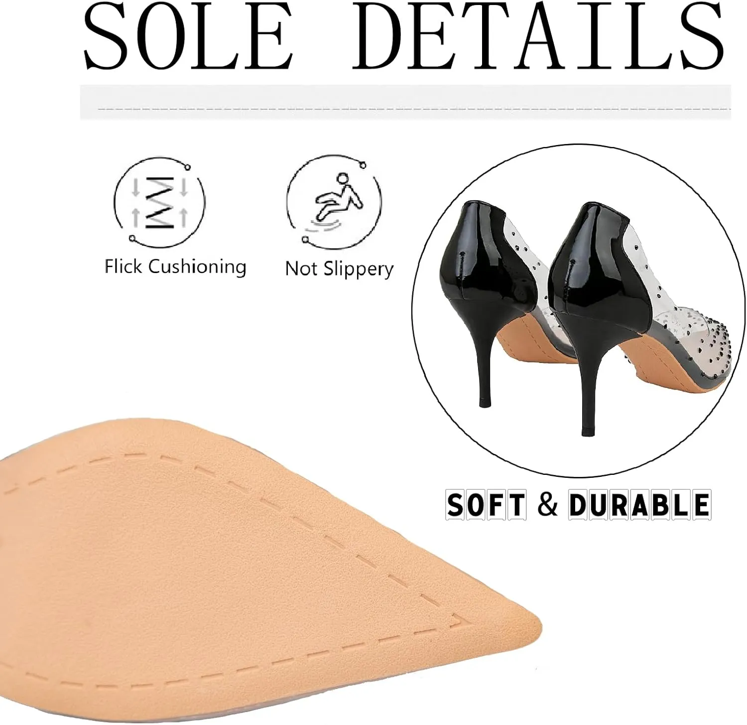 Women's Rhinestones Clear Leather Stiletto Pumps Fashion Comfort Closed Pointed Toe Slip On High Heels Sandals for Party Prom Date Dress Shoes