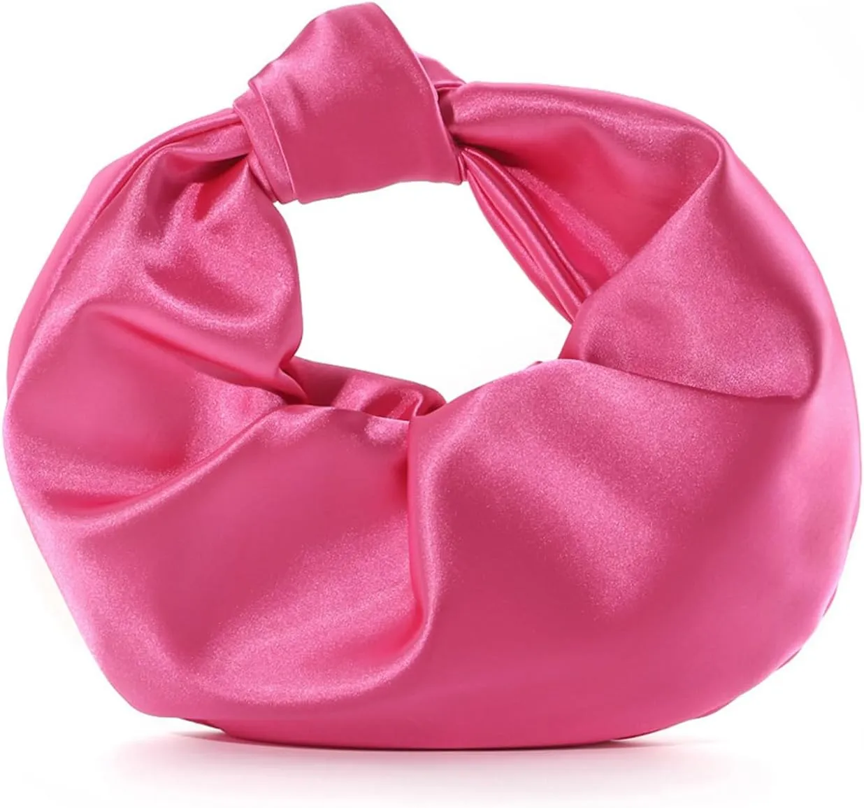 Women’s Satin Evening Bag Clutch Purse Dumpling Handbag for Women Wedding for Formal Cocktail Party