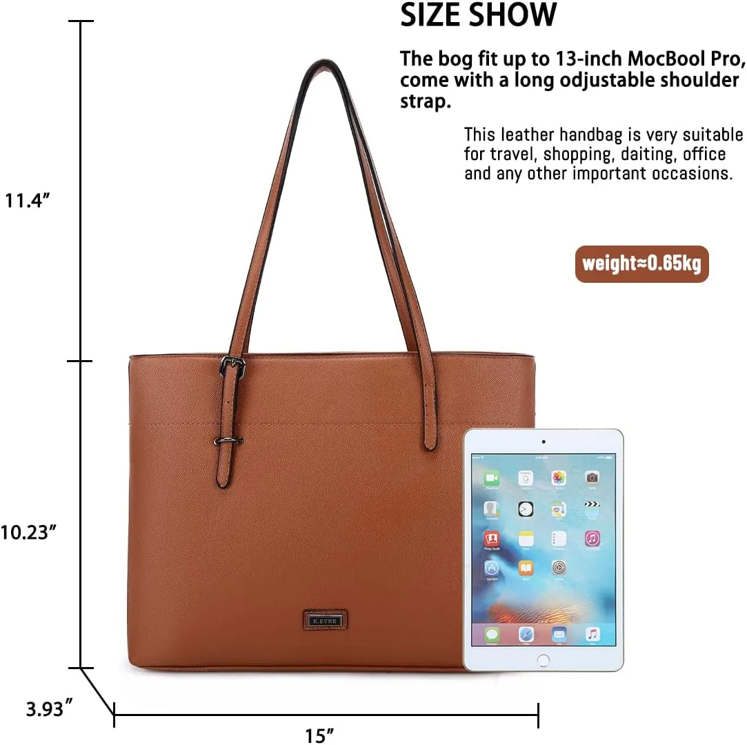 Women's Soft Faux Leather Tote Bag Purse Handbags Wallet Tote Shoulder Bag Purse Large Capacity