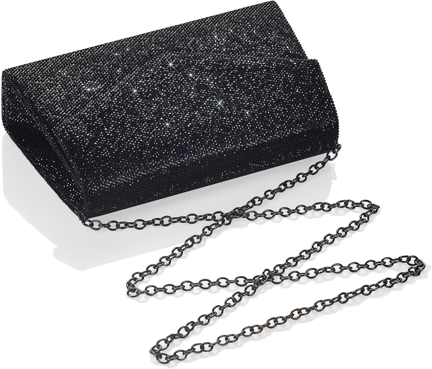 Women's Sparkly Evening Bags Glitter Rhinestone Clutch Purse for Party Prom Wedding