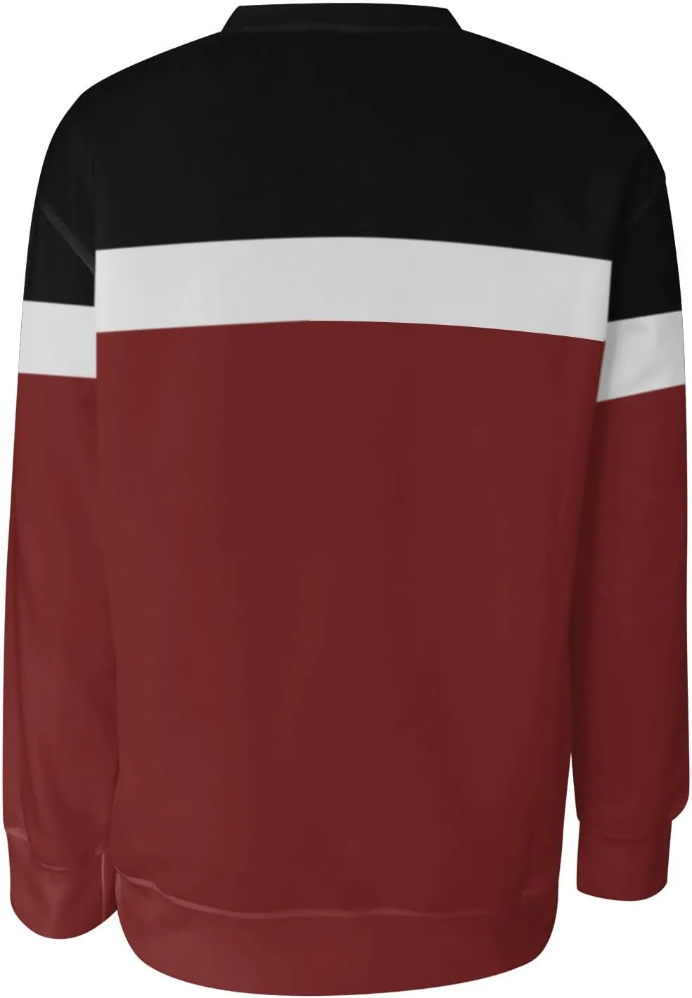 Women's Spring Casual Long Sleeve Sweatshirts Color Block/Solid/Gradient Lightweight Crew Neck Pullover Loose Fit Tunic Tops