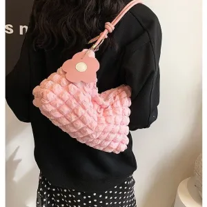 Women's Spring Underarm Fashion Hand Solid Color Shoulder Bags