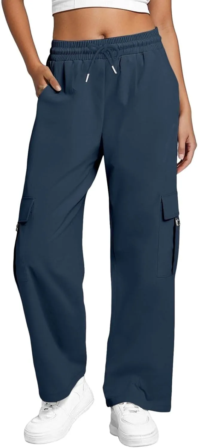 Women's Straight Leg Pants Women's Straight Leg Pants Summer Floral Solid Long Palazzo Lounge Beach Trousers with Pocket