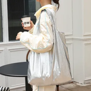 Women's Style Artistic Canvas Underarm Film Material Shoulder Bags