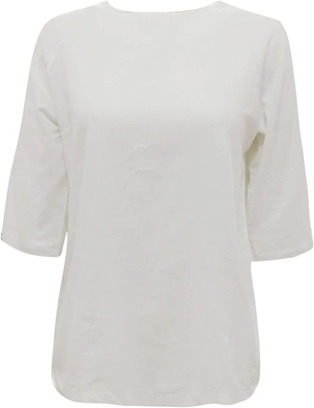Women's T-Shirts 2025 Summer Retro Embroidered 3/4 Sleeve Boho Tops Dressy Casual Blouses Teacher Loose Tunics
