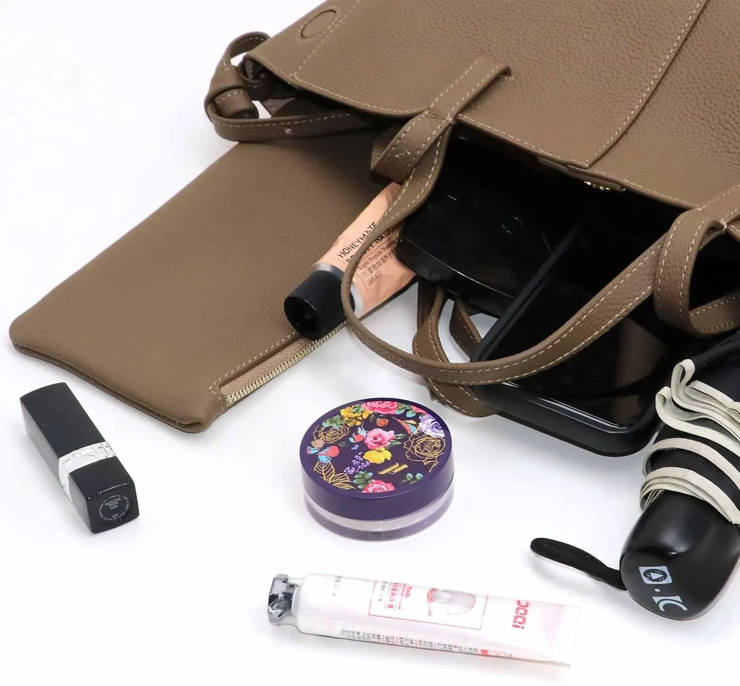Work Bag Faux Leather Tote Bag for Women Trendy Handbag Purse Fall Shoulder Bag with Magnetic Closure