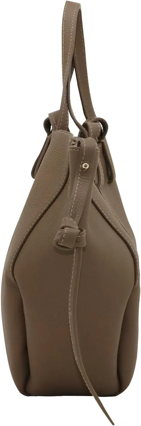 Work Bag Faux Leather Tote Bag for Women Trendy Handbag Purse Fall Shoulder Bag with Magnetic Closure