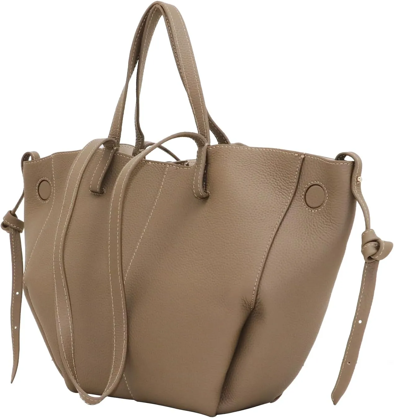 Work Bag Faux Leather Tote Bag for Women Trendy Handbag Purse Fall Shoulder Bag with Magnetic Closure