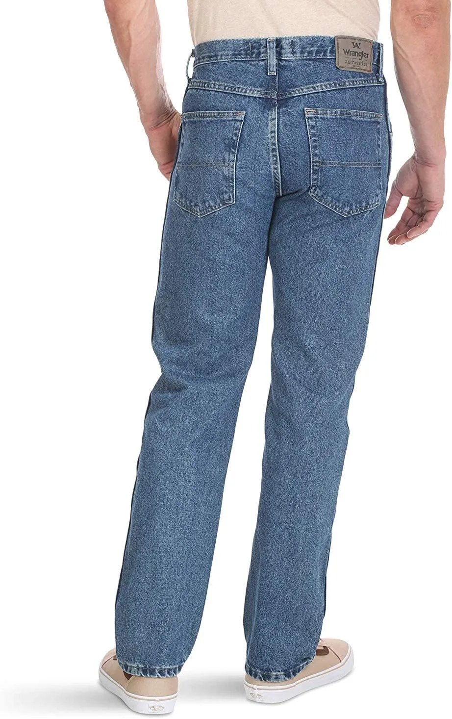 Wrangler Authentics Men's Classic 5-Pocket Regular Fit Cotton Jean