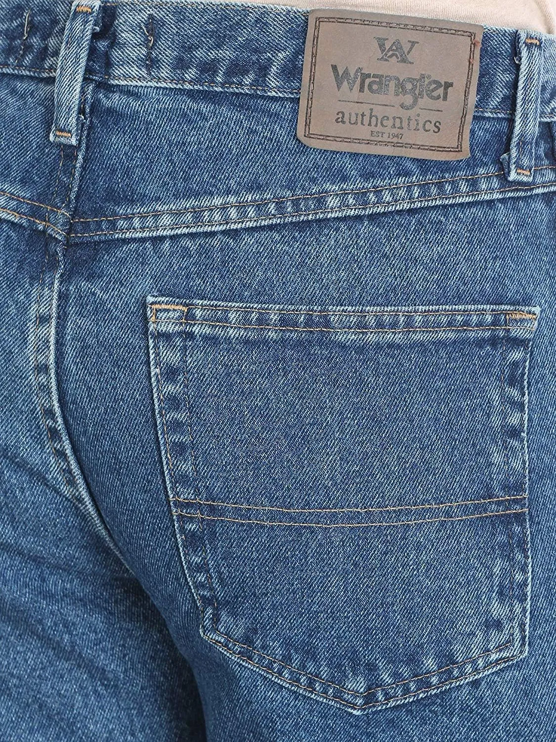 Wrangler Authentics Men's Classic 5-Pocket Regular Fit Cotton Jean