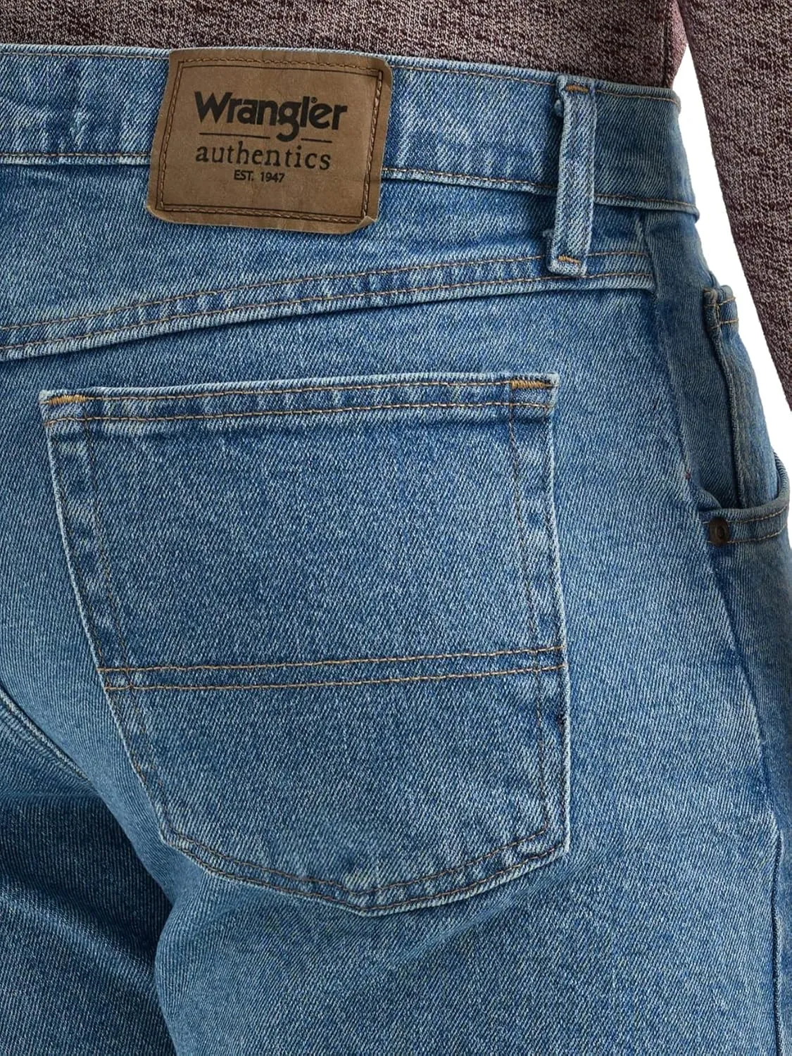 Wrangler Authentics Men's Classic 5-Pocket Regular Fit Flex Jean