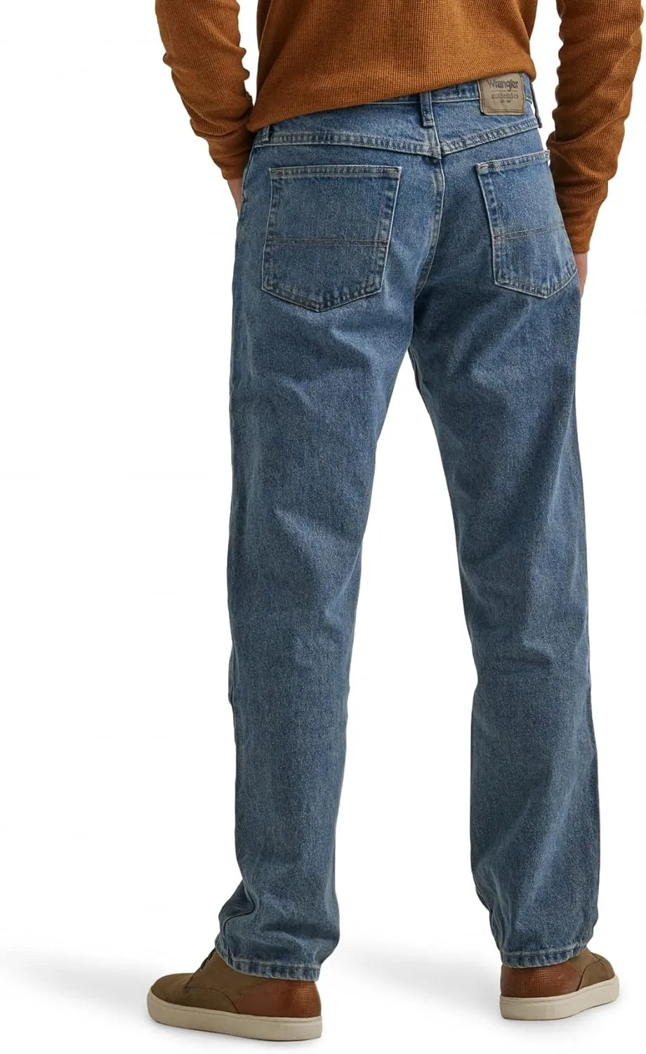 Wrangler Authentics Men's Classic 5-Pocket Relaxed Fit Cotton Jean