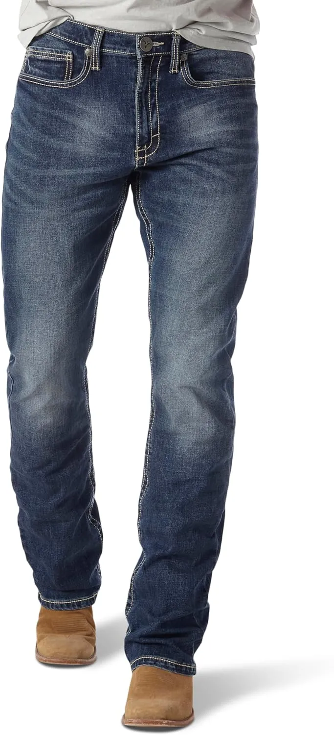 Wrangler mens 20x No. 42 Vintage Boot Cut Jeans, Midland, 34W x 36L US
