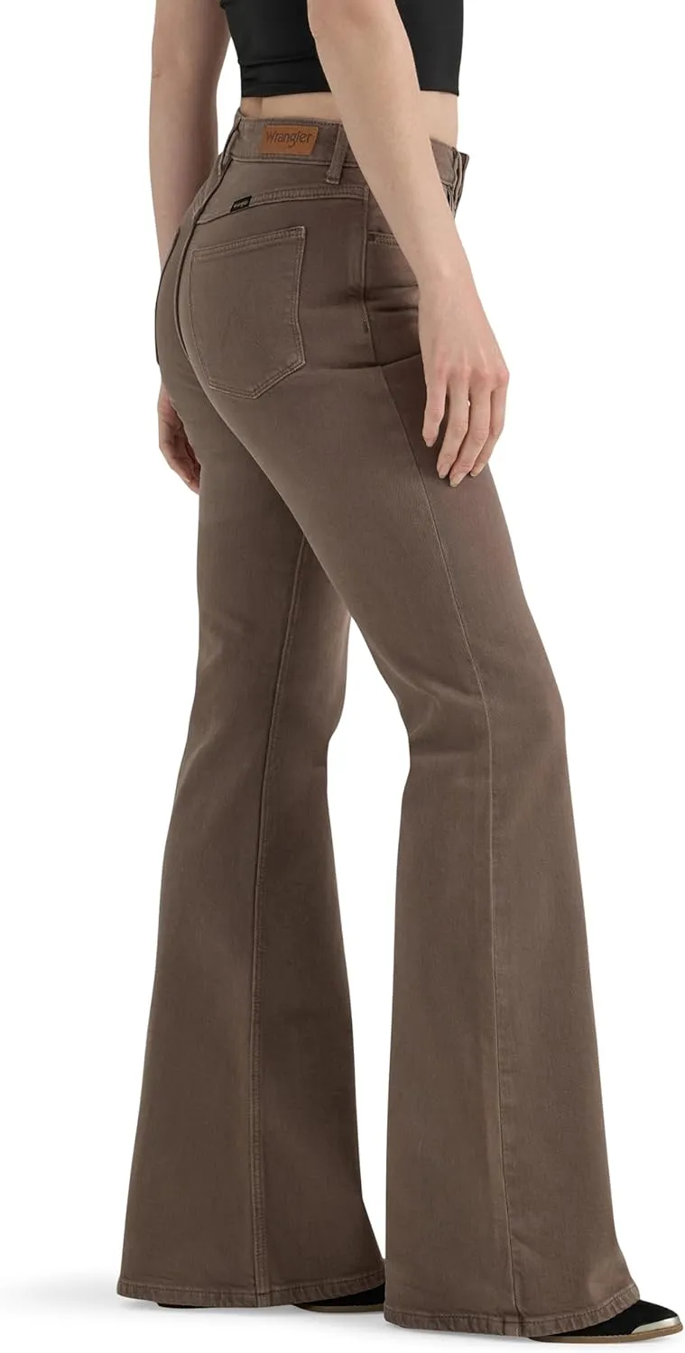 Wrangler Women's High Waisted Fierce Flare Jean