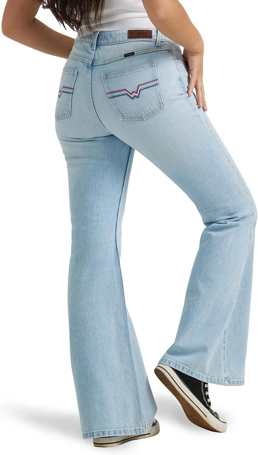 Wrangler Women's High Waisted Fierce Flare Jean