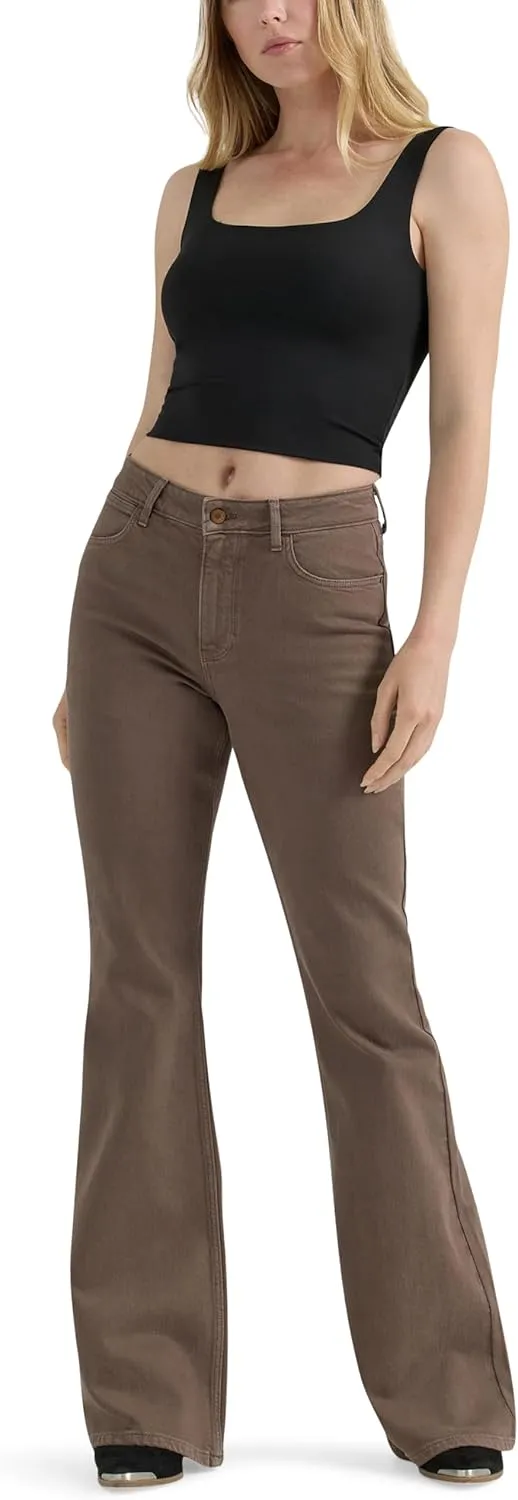 Wrangler Women's High Waisted Fierce Flare Jean
